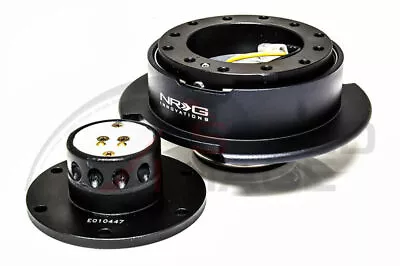 Nrg Steering Wheel Gen 2.5 Quick Release Black Body Black Ring Srk-250bk • $130