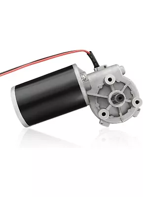 DC24V Electric Worm Gear Motor Left Angle Reversible 45W 180 RPM Torque JCF63L • $70