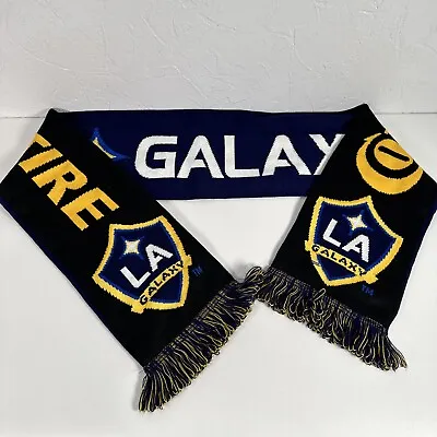 £21.99 • Buy LA Galaxy MLS Scarf Continental Tire Tyres Blue Black Yellow Football Soccer