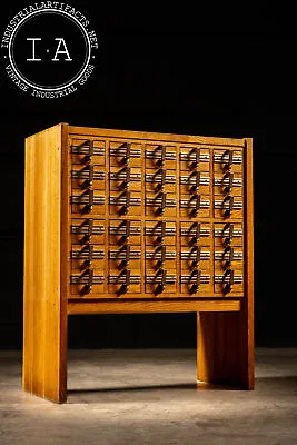 Vintage 30-Drawer Card Catalog • $4125.99