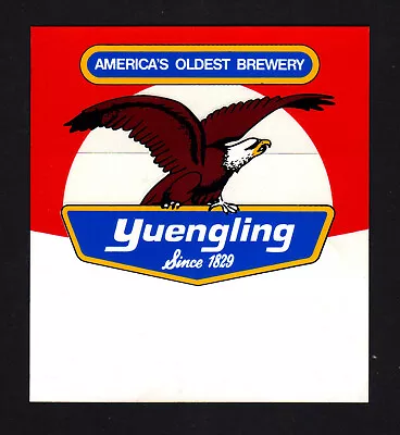 Vintage Yuengling Beer Sticker Pottsville Pa USA Marker Locker Mirror Man Cave • $10