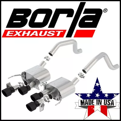 Borla 2.75  Axle-Back Exhaust System Fits 2015-2019 Chevy Corvette Z06 6.2L • $2186.99