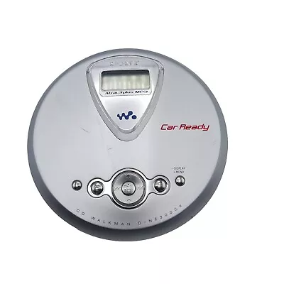 Sony CD Walkman D-NE300CK Portable Personal CD Player  MP3 Working Silver • £29.99