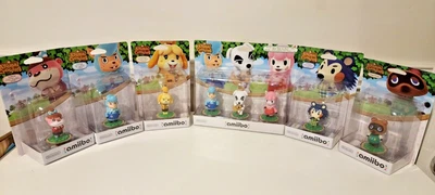 $129 • Buy Animal Crossing Amiibo Characters X 7, New, Nintendo