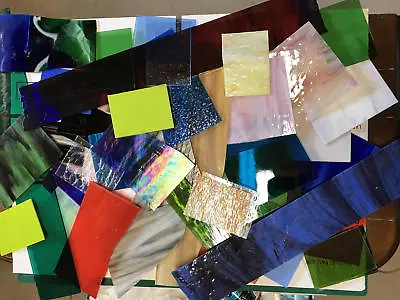 Stained Glass 10 Pounds PREMIUM SCRAP FOR Mosaic Art Glass Art Mosaic Tile • $150