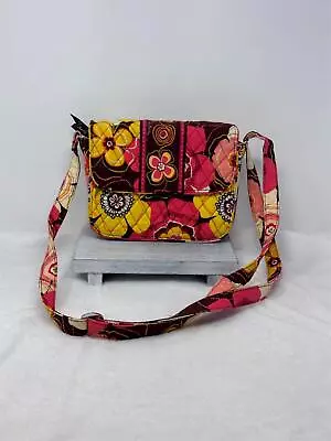 Vera Bradley Adjustable Strap PURSE 6.5” By 9’ In Buttercup Floral Pattern • $10