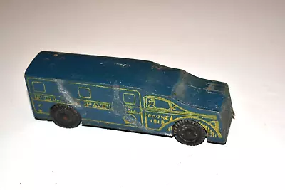 Vintage Wood Toy Police Patrol Paddy Wagon Truck 5 Inches • $16.15