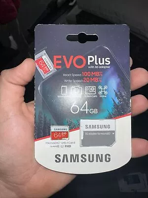 OEM Samsung EVO Plus 64GB Micro SDXC C10 Flash Memory Card - MC64H • $15