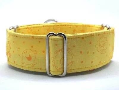 Martingale Dog Collars 1.5” Or 2” Greyhound Collar - Mr Men & Lil’ Miss • $37