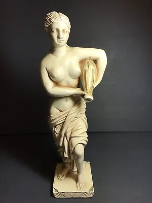 $45 • Buy Vintage Painted Chalkware Aphrodite Statue Venus With Pitcher 14” Made In Mexico