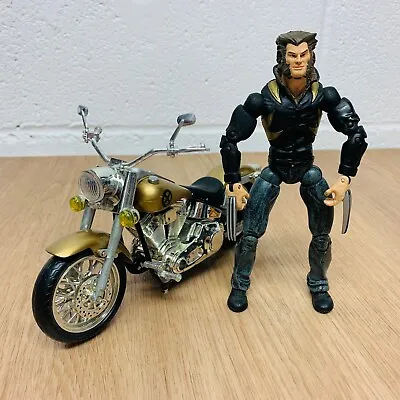 2006 Toybiz Marvel X-Men Wolverine With X-Treme Chopper Action Figure Set Rare • £28.95