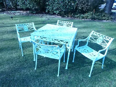 Vintage Kenneth Lynch Star Dolphin Patio Pool Furniture Table And 4 Chairs • $2499.99