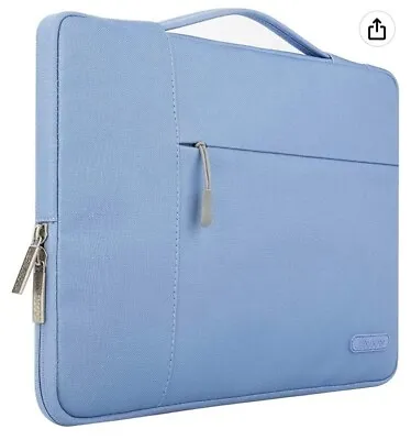 MOSISO 13 Inch Laptop Sleeve Briefcase Bag In Serenity Blue • £13.99