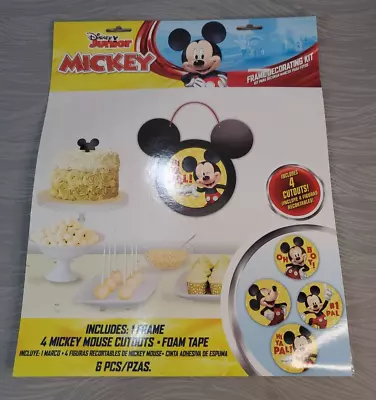 Mickey Mouse Disney Wall Frame And Cutout Decoration Kit | Mickey Portrait Kit • $3