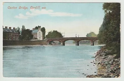 Cardiff - Canton Bridge Pre-1914 Postcard 873F • £2.99