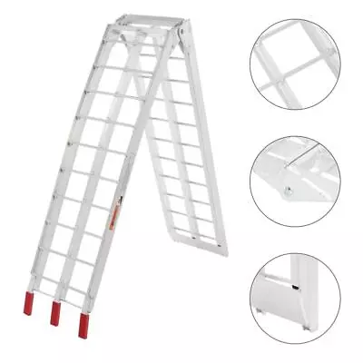 7.5' Singal Aluminum Loading Ramp Pickup Truck Trailer Motorcycle ATV Lawnmower • $72.87