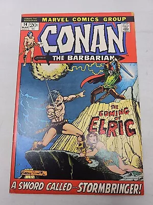 CONAN THE BARBARIAN #14- 1st Appearance Elric Barry Windsor Smith Marvel 1972  • $49.99