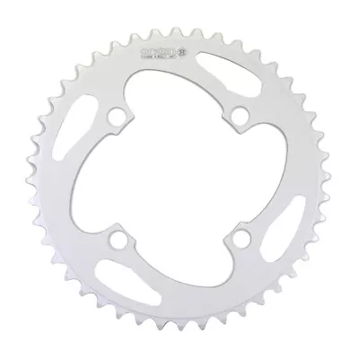 ORIGIN8 Alloy Blade104mm 4-bolt 44T 6061-T6 Silver Chainring • $38.31