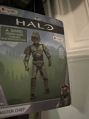 Disguise Halo Master Chief Infinite Deluxe Excl NWT Halloween Costume Boys Sm • $13