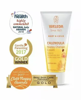 Weleda Organic Natural Calendula Baby Nappy Change Cream 75ml Delicate Baby Skin • £5.50