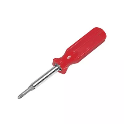 6 In 1 Screwdriver Nut Driver Flat Head & Phillips Reversible Ph1 PH2 CRV Bits • $8.25