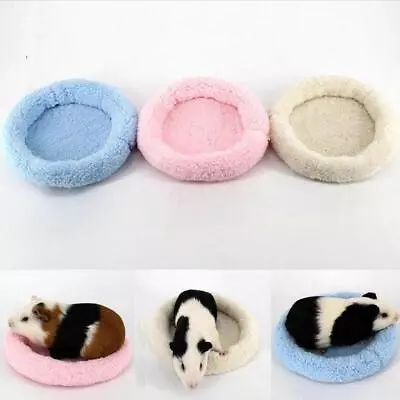 Hamster Bed Round Warm Sleeping Mat Pad For Hamster Hedgehog Squirrel Guinea Pig • £5.70