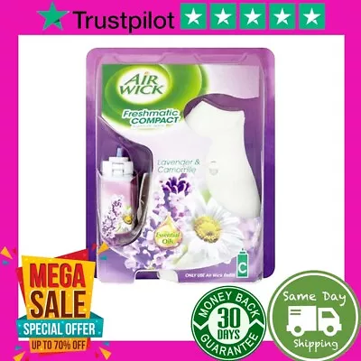 £8.95 • Buy Air Wick Freshmatic Compact Auto Spray Machine & Purple Lavender Refill 24ml