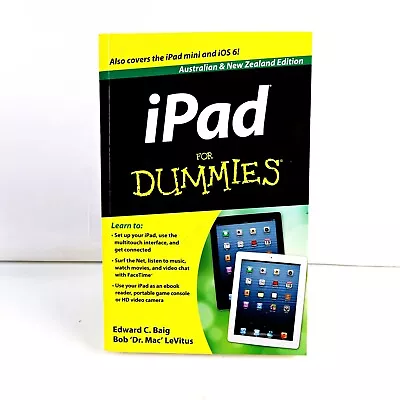 IPad For Dummies  Aus And NZ Edition Paperback Book • £11.36