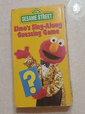 Sesame Street VHS Tape Elmos Sing Along Guessing Game • $20