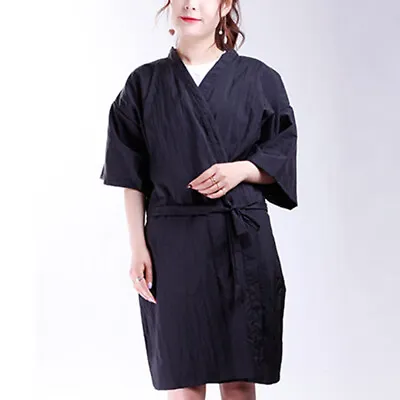 Stylist Jacket Hair Robes Cape Nail Tech Uniform Spa Cloth Spa Working Cloth • $13.07