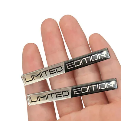 $12.72 • Buy 2x Car Metal Limited Edition Logo Emblem Badge Sticker Bumper Decal Accessories