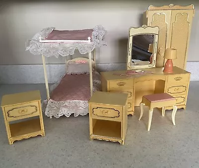Vintage 1970's Barbie Doll Wolverine Bedroom Furniture Lot RARE • $89