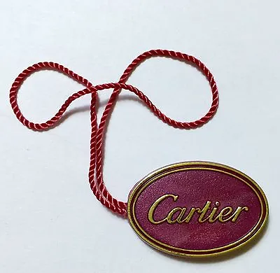 £59.99 • Buy CARTIER Santos 100 Chronograph Hangtag Tag Etichetta Cachet Wachssiegel OEM