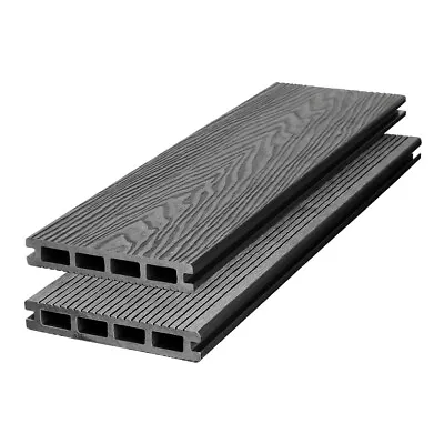 Outside Garden Decking Board Wood Plastic Composite Pool Side Flooring DIY 3.6m • £5.99