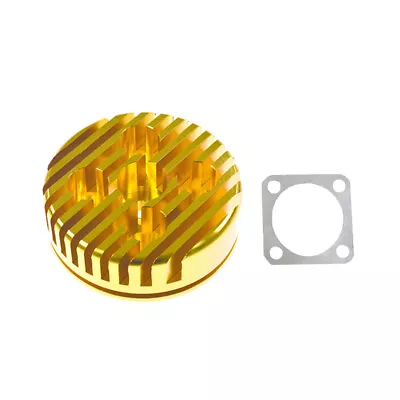 Yellow Cylinder Head For CNC Racing 49 50 66 80cc Motorized Bicycle • $36.99