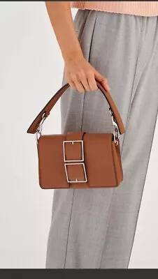 OROTON Handbag Clutch Cross Body Tan Brown • $160