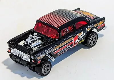 Hot Wheels Custom 1955 Chevy Bel Air Gasser Hurst Shifters #156 • $14.99