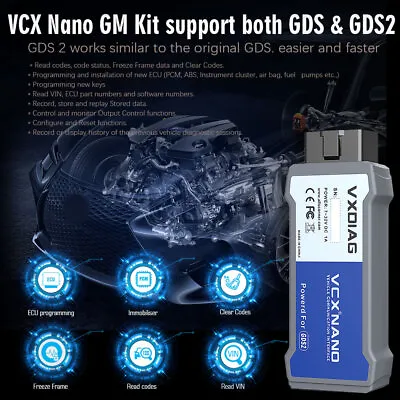 VXDIAG VCX NANO For GM/OPEL GDS2&Tech2WIN OBD2 Diagnostic Scan Tool USB Version • $111