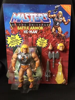 Masters Of The Universe Battle Armor He-Man Deluxe Action Figure MOTU • $18