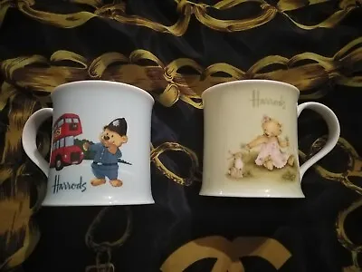 2 Harrods Bear London Scene Fine Bone China Cups • £25