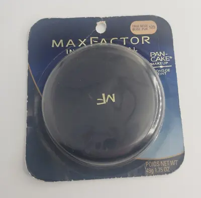 Max Factor Pan Cake Makeup- True Beige #125 Card Is Imperfect • $200