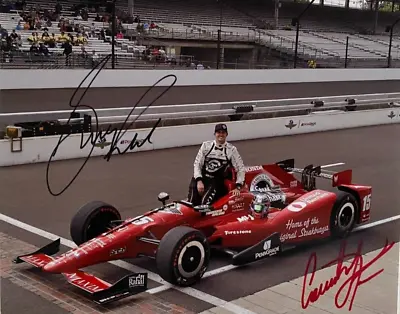 Signed Indianapolis 500 Nhra Courtney Force G Rahal Ntt  Indy Car Photo • $24.99