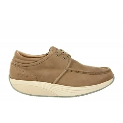 MBT Kheri 6S Men's Casual Dress Moc-Toe (Soft Taupe Grey Lthr Vibram Outsole) • $334.66