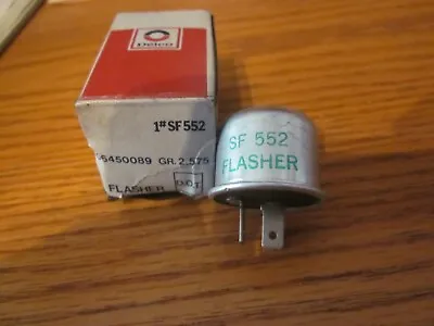 Nos Gm Heavy Duty 12 Volt Turn Signal Flasher Sf552 6450089 For 2-6 Lamps • $34.99