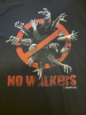 VINTAGE AMC The Walking Dead 2012 Zombie No WALKERS T-SHIRT SZ XL Cotton  • $15.99