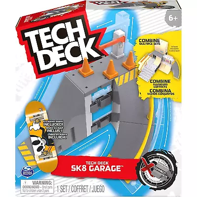 Tech Deck X-Connect SK8 Garage Park Creator Skatepark Fingerboard Ramp Set NEW • $18.95