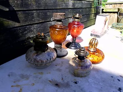 Vintage Oil Lamp Joblot • £35