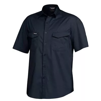 King Gee Workwear Tradie Slim Fit Short Sleeve Work Shirt (K14355) • $60.50