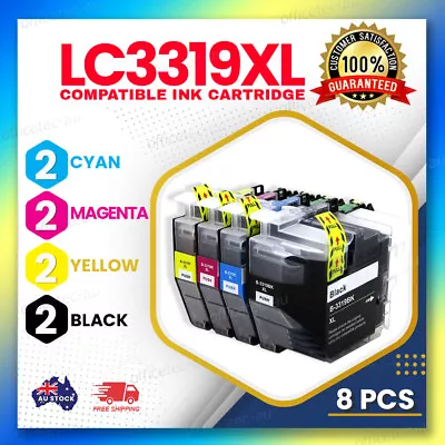 8x Ink Cartridges LC-3319XL For Brother MFC-J6930DW MFC-J5730DW MFC-J5330DW • $41.20