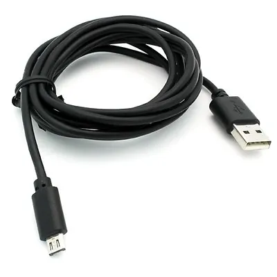 BLACK 6FT LONG MICRO USB CABLE RAPID CHARGING POWER CORD SYNC WIRE For TABLETS • $9.49